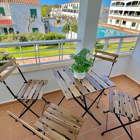 Apartamento Con Piscina Y Junto A La Playa -sa Roqueta * Cala'N Blanes (Menorca)